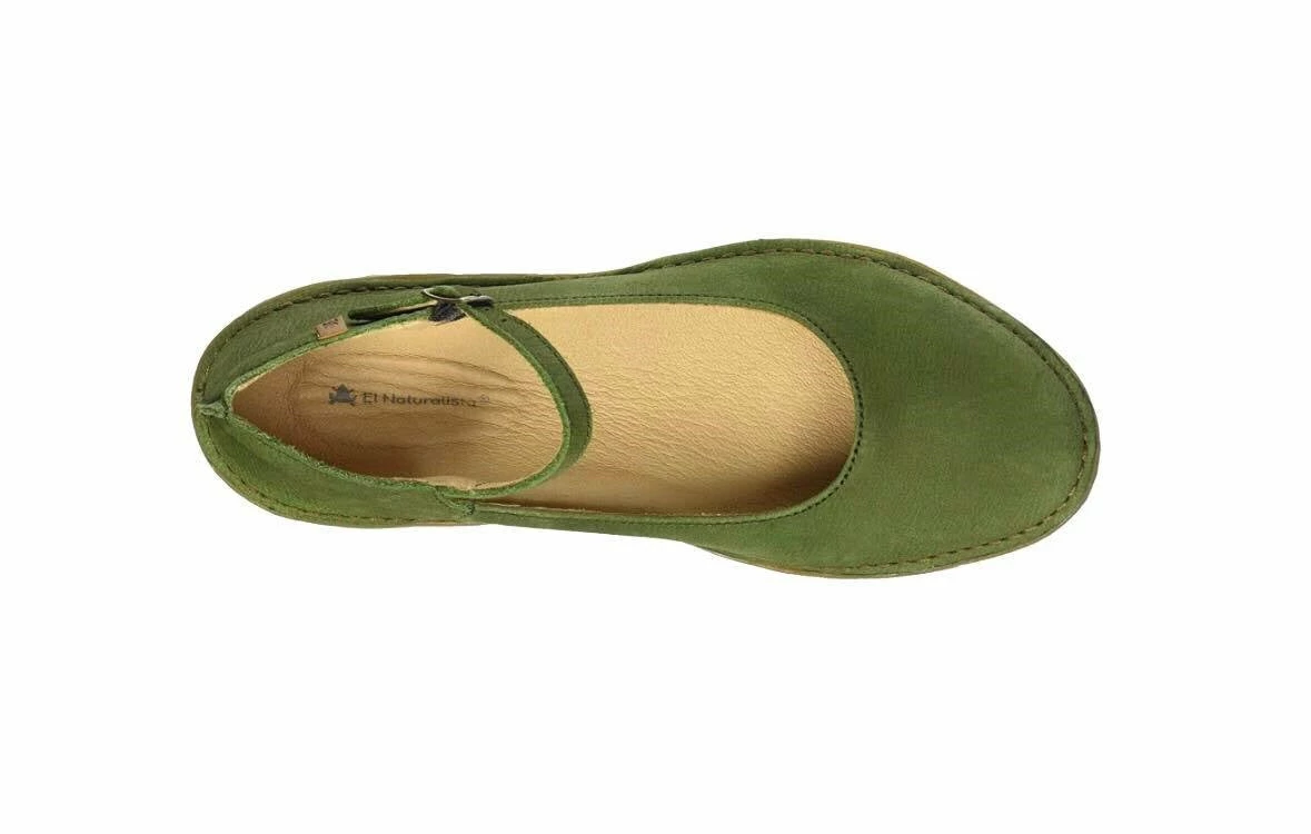 El Naturalista Ladies Shoes El Naturalista 5720 Selva Green Pleasant Borago Mary Jane Made In Spain 2 El Naturalista Ladies Shoes El Naturalista 5720 Selva Green Pleasant Borago Mary Jane Made In Spain - Image 2