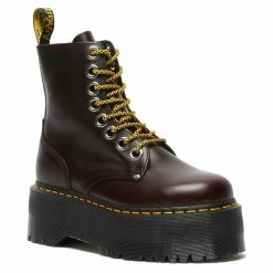 Dr. Martens Boots Dr. Martens Jadon Max Oxblood Atlas Zip 8 Eyelet Ankle Boot