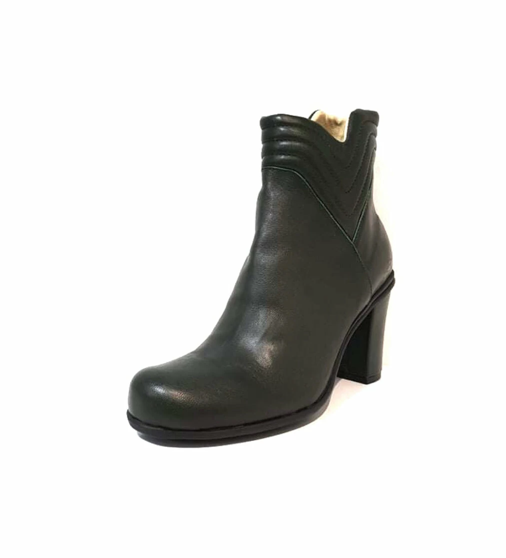 Eject Ladies Boots Eject EJW21-07 Green Back Zip Ankle Boot Made In Portugal 1 Eject Ladies Boots Eject EJW21-07 Green Back Zip Ankle Boot Made In Portugal