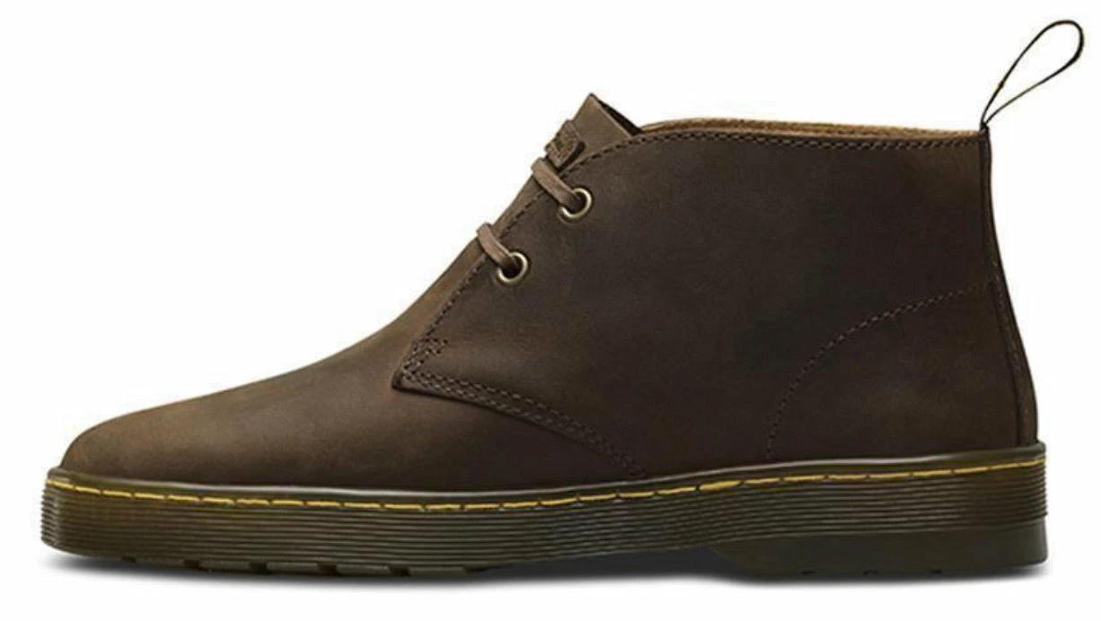 Dr. Martens Boots Dr. Martens Cabrillo Crazy Horse Brown 2 Eyelet Ankle Boot 3 Dr. Martens Boots Dr. Martens Cabrillo Crazy Horse Brown 2 Eyelet Ankle Boot - Image 3