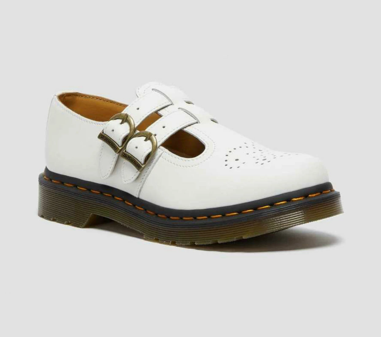 Dr. Martens Shoes Dr. Martens 8065 White Smooth Mary Jane 1 Dr. Martens Shoes Dr. Martens 8065 White Smooth Mary Jane