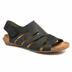 El Naturalista Ladies Shoes El Naturalista 5065 Black Pleasant Wakataua Sandal Made In Spain