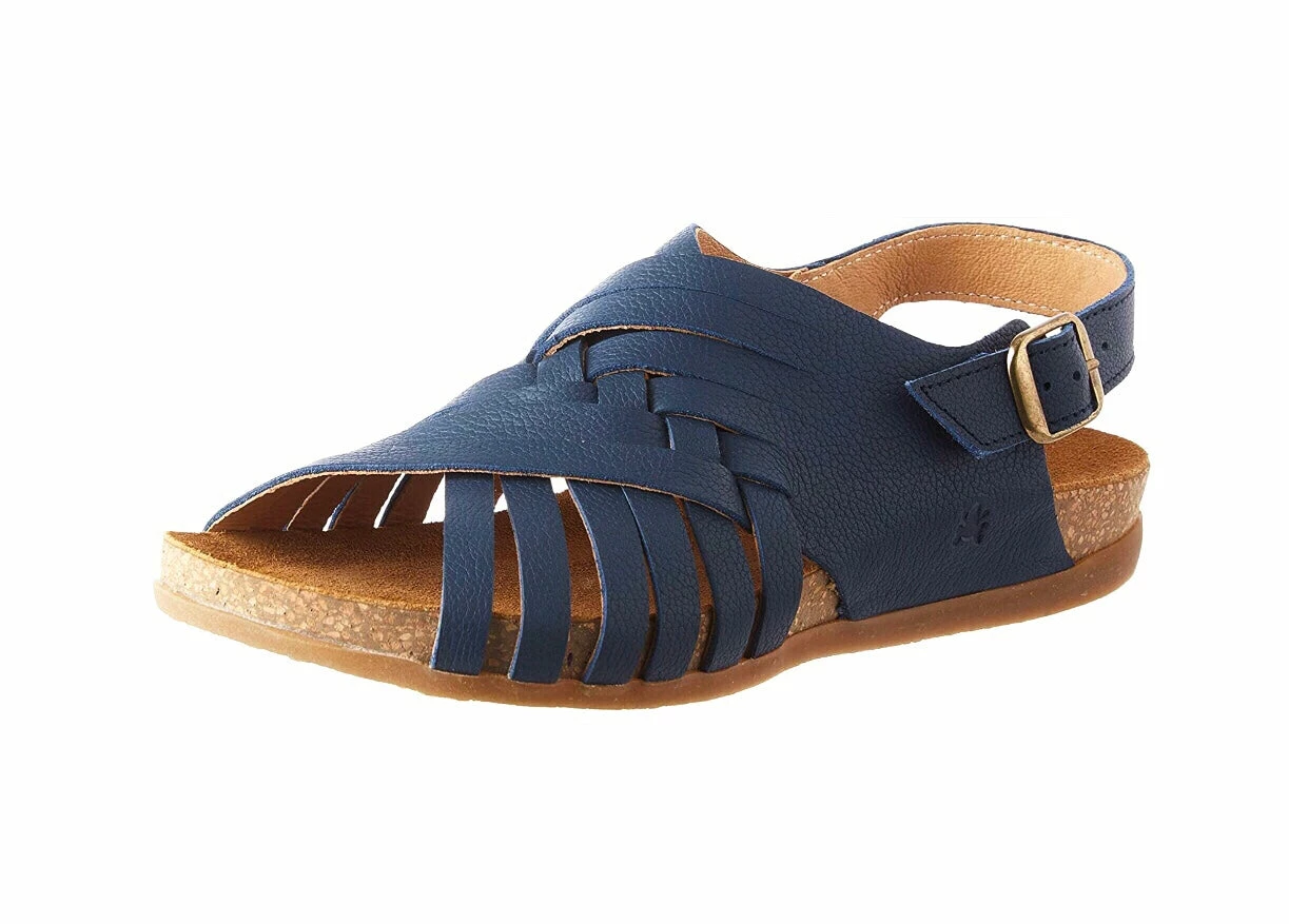 El Naturalista Ladies Shoes El Naturalista 5246 Zumaia Ocean Blue Natural Grain Sandals Made In Spain 4 El Naturalista Ladies Shoes El Naturalista 5246 Zumaia Ocean Blue Natural Grain Sandals Made In Spain - Image 4