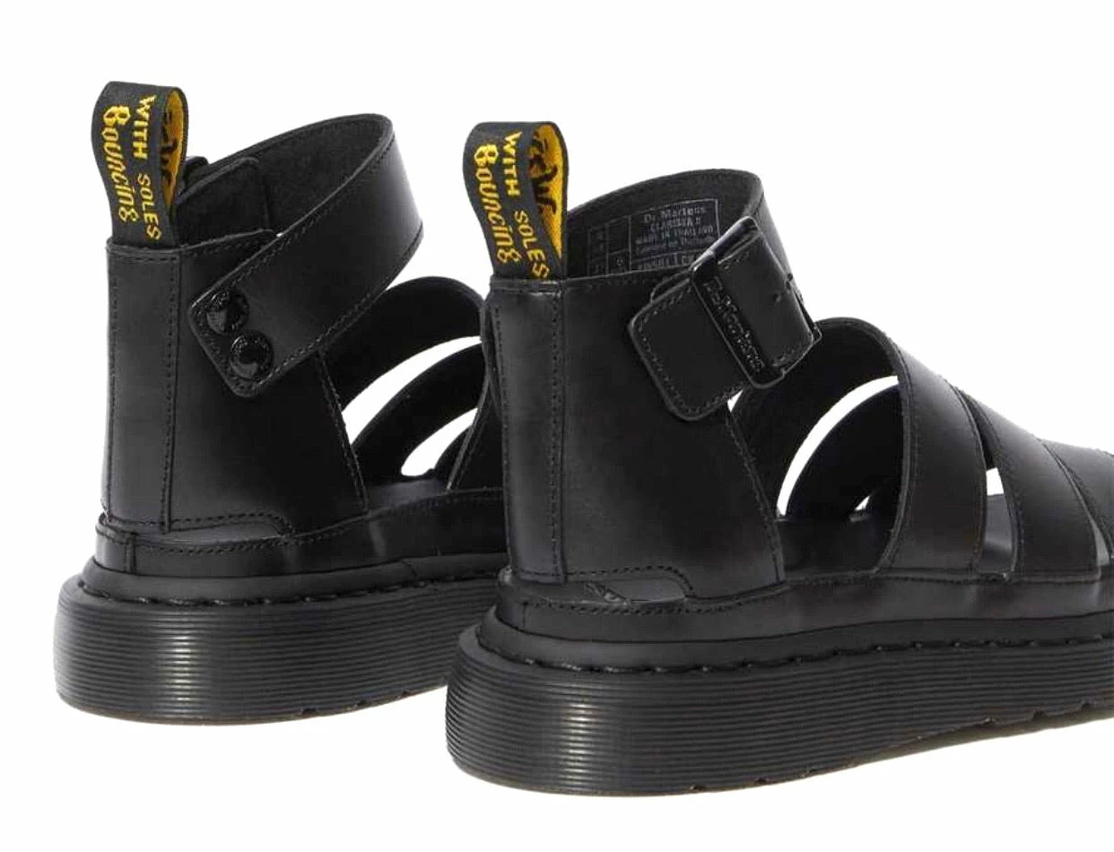 Dr. Martens Shoes Dr. Martens Clarissa II Brando Black Sandal Buckle 3 Ankle Strap 7 Dr. Martens Shoes Dr. Martens Clarissa II Brando Black Sandal Buckle 3 Ankle Strap - Image 7