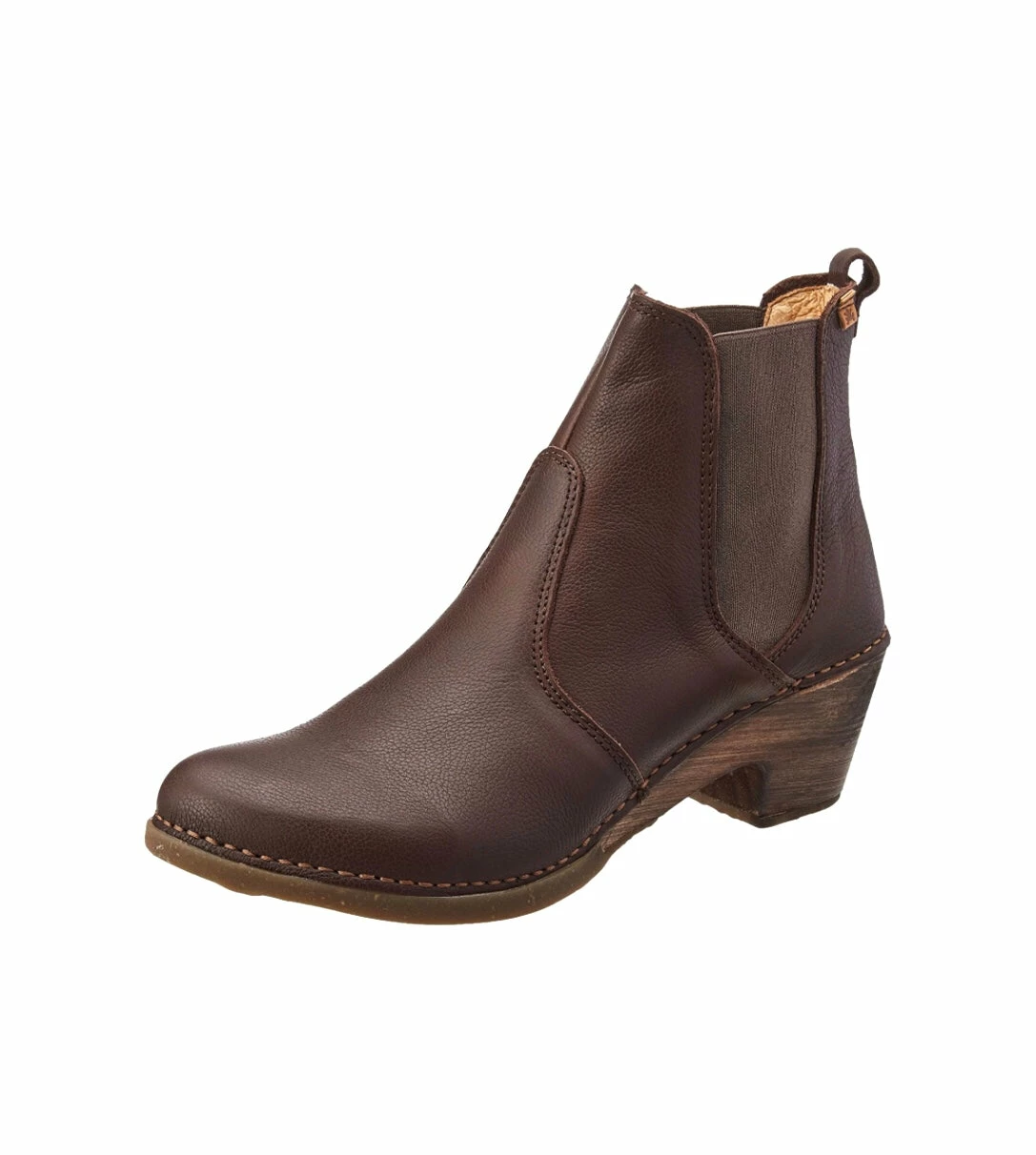 El Naturalista Ladies Boots El Naturalista 5492 Sylvan Brown Pull On Ankle Boot Made In Spain 6 El Naturalista Ladies Boots El Naturalista 5492 Sylvan Brown Pull On Ankle Boot Made In Spain - Image 6