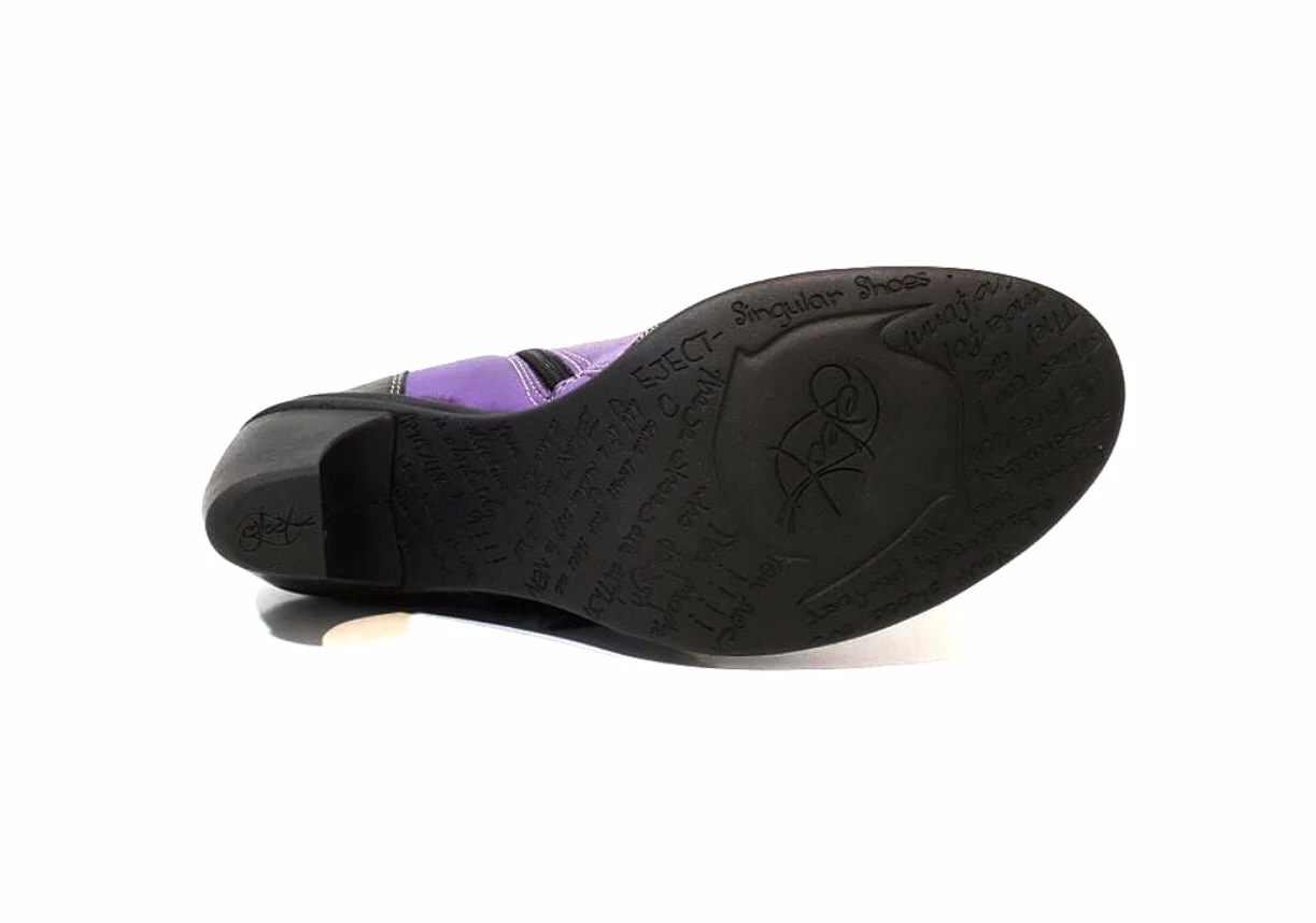 Eject Ladies Boots Eject EJW17-18 Viola Black 10 Eyelet Zip Mid Calf Boot Made In Portugal 3 Eject Ladies Boots Eject EJW17-18 Viola Black 10 Eyelet Zip Mid Calf Boot Made In Portugal - Image 3