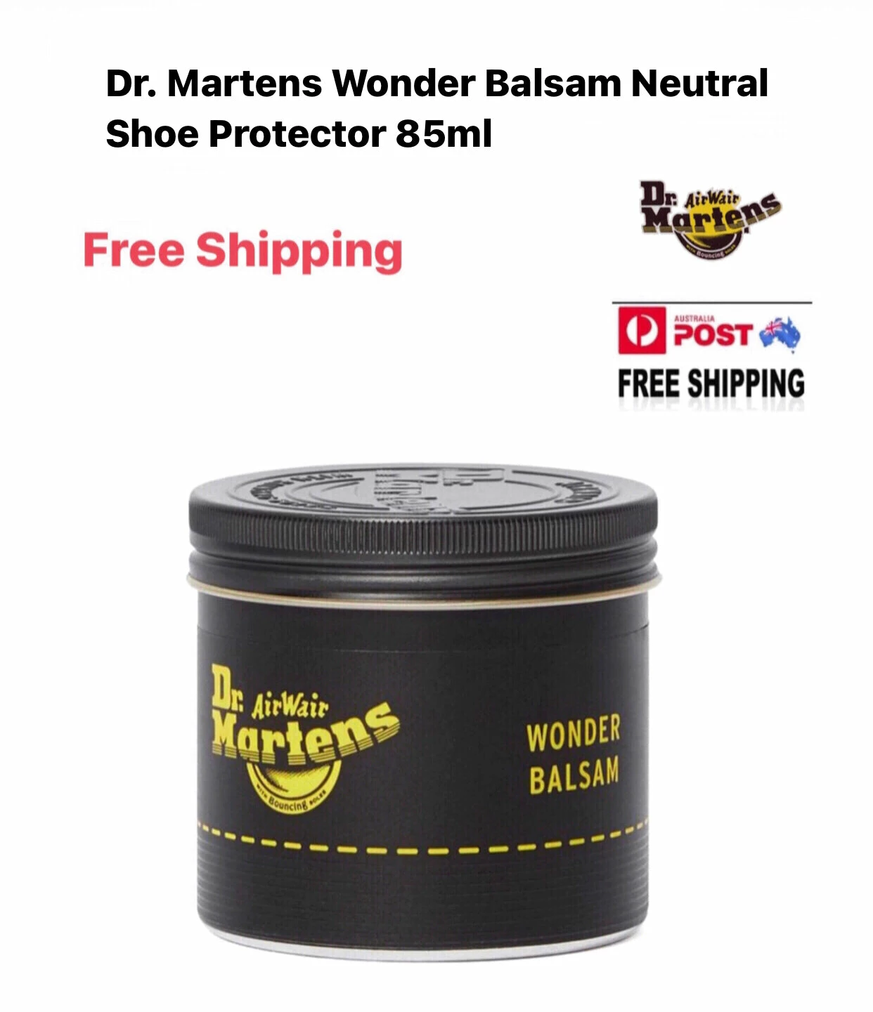 Shoe Care Products Dr. Martens Wonder Balsam Neutral Shoe Protector 85ml 1 Shoe Care Products Dr. Martens Wonder Balsam Neutral Shoe Protector 85ml