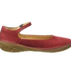 El Naturalista Ladies Shoes El Naturalista 5720 Tibet Red Pleasant Borago Mary Jane Made In Spain