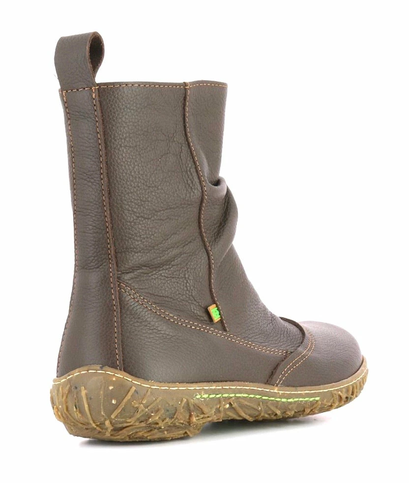 El Naturalista Ladies Boots El Naturalista N722 Brown Zip Mid Calf Boots Made In Spain 4 El Naturalista Ladies Boots El Naturalista N722 Brown Zip Mid Calf Boots Made In Spain - Image 4