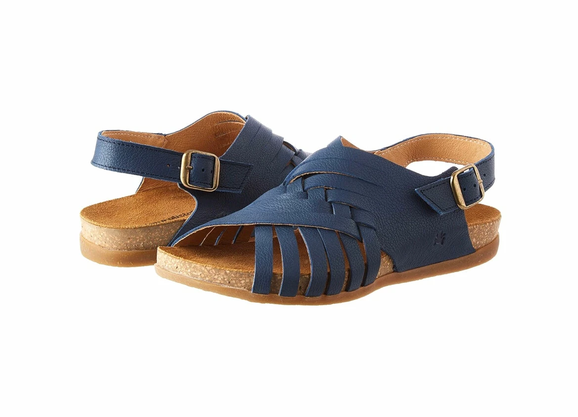 El Naturalista Ladies Shoes El Naturalista 5246 Zumaia Ocean Blue Natural Grain Sandals Made In Spain 7 El Naturalista Ladies Shoes El Naturalista 5246 Zumaia Ocean Blue Natural Grain Sandals Made In Spain - Image 7