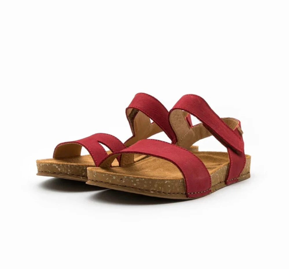 El Naturalista Ladies Shoes El Naturalista 5790 Tibet Red Balance Pleasant Sandals Made In Spain 5 El Naturalista Ladies Shoes El Naturalista 5790 Tibet Red Balance Pleasant Sandals Made In Spain - Image 5