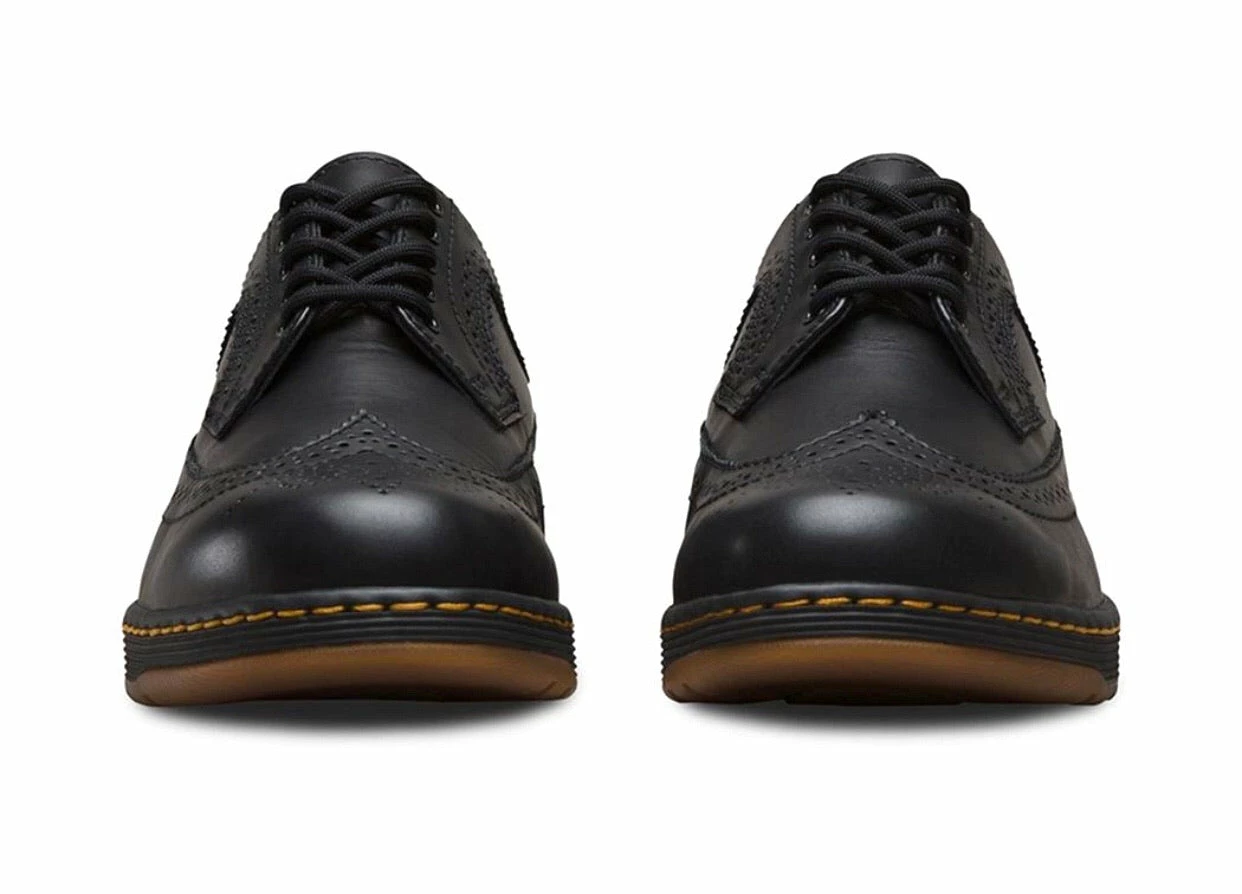 Dr. Martens Shoes Dr. Martens Gabe Black Temperley SoftWair Brogue 5 Eyelet Shoe 2 Dr. Martens Shoes Dr. Martens Gabe Black Temperley SoftWair Brogue 5 Eyelet Shoe - Image 2
