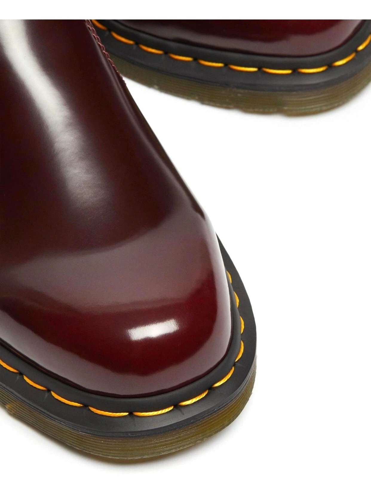 Dr. Martens Boots Dr. Martens 2976 Cherry Red Vegan Chelsea Boot 6 Dr. Martens Boots Dr. Martens 2976 Cherry Red Vegan Chelsea Boot - Image 6