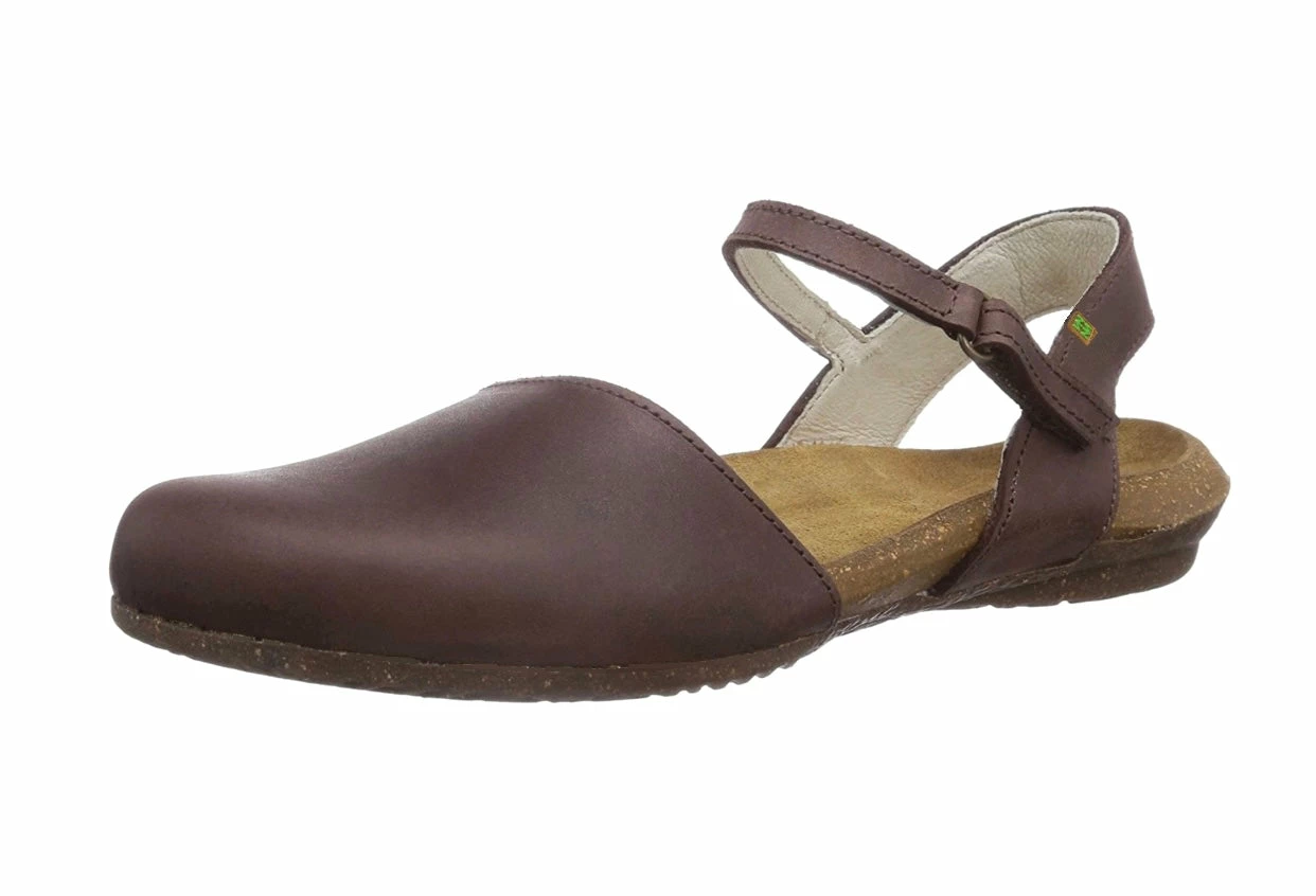 El Naturalista Ladies Shoes El Naturalista N412 Brown Flats Sandals Made In Spain 2 El Naturalista Ladies Shoes El Naturalista N412 Brown Flats Sandals Made In Spain - Image 2