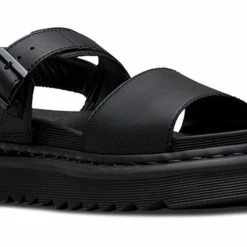 Dr. Martens Shoes Dr. Martens Voss Black 2 Buckle Back Strap Sandal
