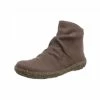 El Naturalista Ladies Boots El Naturalista N755 Brown Nido Zip Ankle Boot Made In Spain