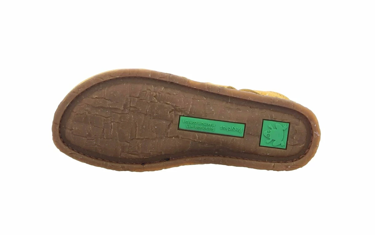 El Naturalista Ladies Shoes El Naturalista 5813 Panglao Curry Yellow Pleasant Flats Made In Spain 3 El Naturalista Ladies Shoes El Naturalista 5813 Panglao Curry Yellow Pleasant Flats Made In Spain - Image 3