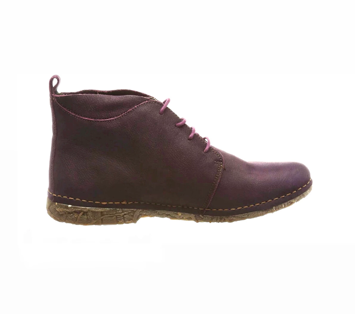 El Naturalista Ladies Boots El Naturalista N974 Mora Purple Lace Up Ankle Boot Made In Spain 3 El Naturalista Ladies Boots El Naturalista N974 Mora Purple Lace Up Ankle Boot Made In Spain - Image 3