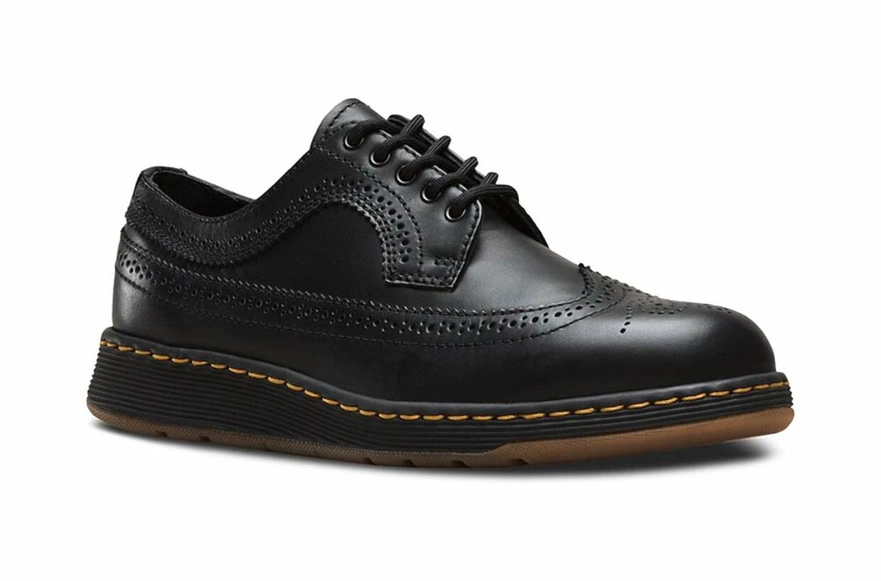 Dr. Martens Shoes Dr. Martens Gabe Black Temperley SoftWair Brogue 5 Eyelet Shoe 1 Dr. Martens Shoes Dr. Martens Gabe Black Temperley SoftWair Brogue 5 Eyelet Shoe