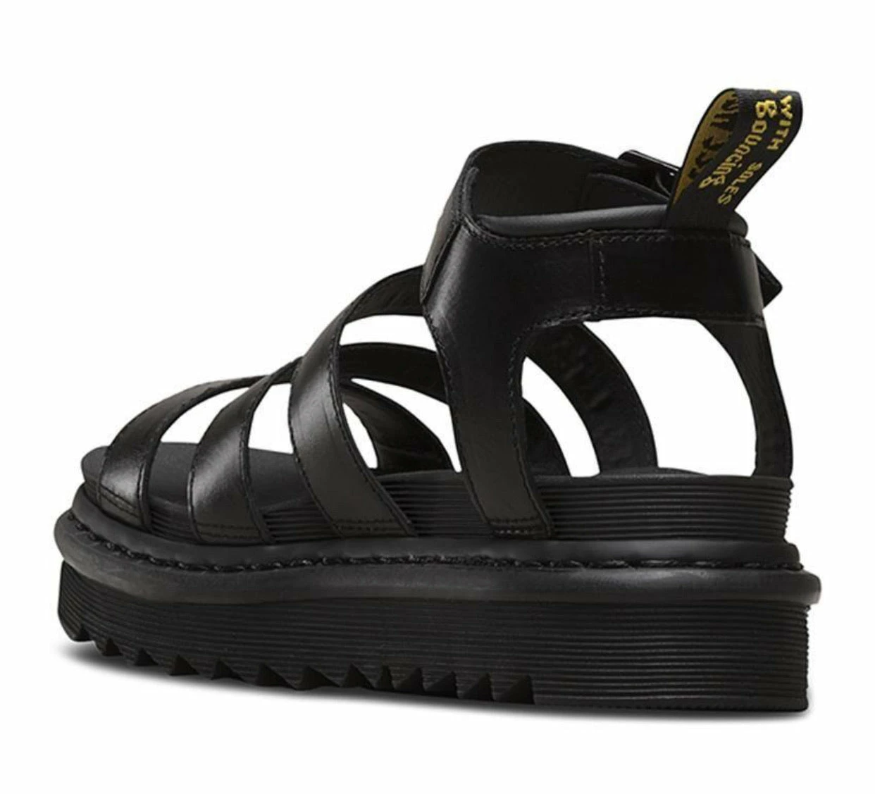 Dr. Martens Shoes Dr. Martens Blaire Chunky Black Sandal Buckle 3 Strap 6 Dr. Martens Shoes Dr. Martens Blaire Chunky Black Sandal Buckle 3 Strap - Image 6