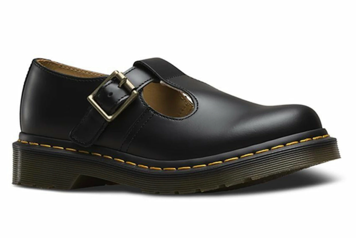 Dr. Martens Shoes Dr. Martens Polley Black Smooth 1 Dr. Martens Shoes Dr. Martens Polley Black Smooth