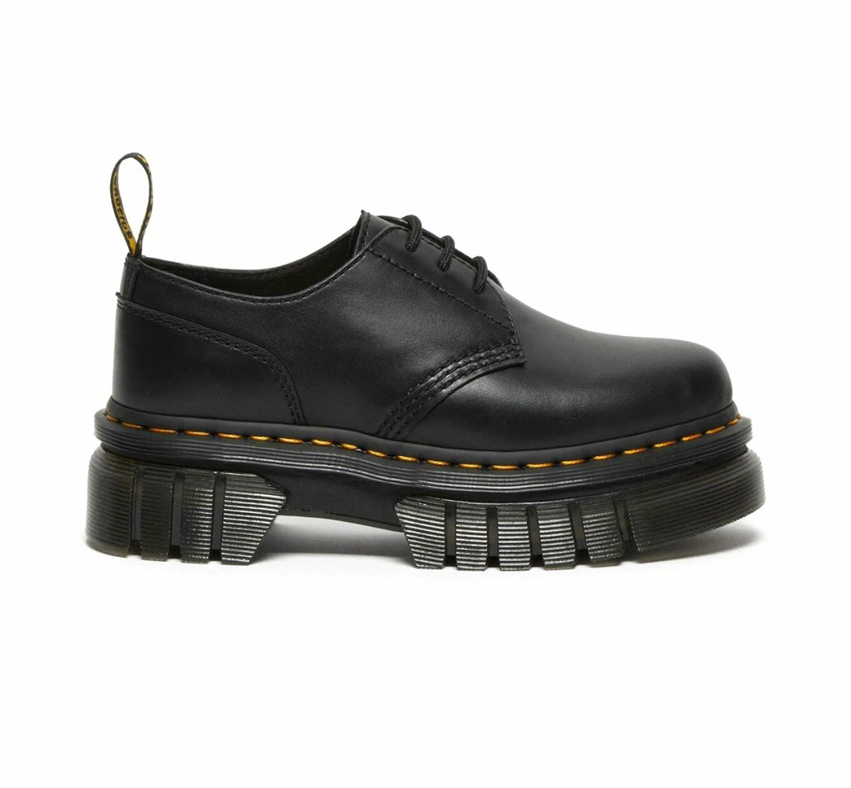 Dr. Martens Shoes Dr. Martens Audrick Black Nappa Lux Platform 3 Eyelet Shoe 10 Dr. Martens Shoes Dr. Martens Audrick Black Nappa Lux Platform 3 Eyelet Shoe - Image 10