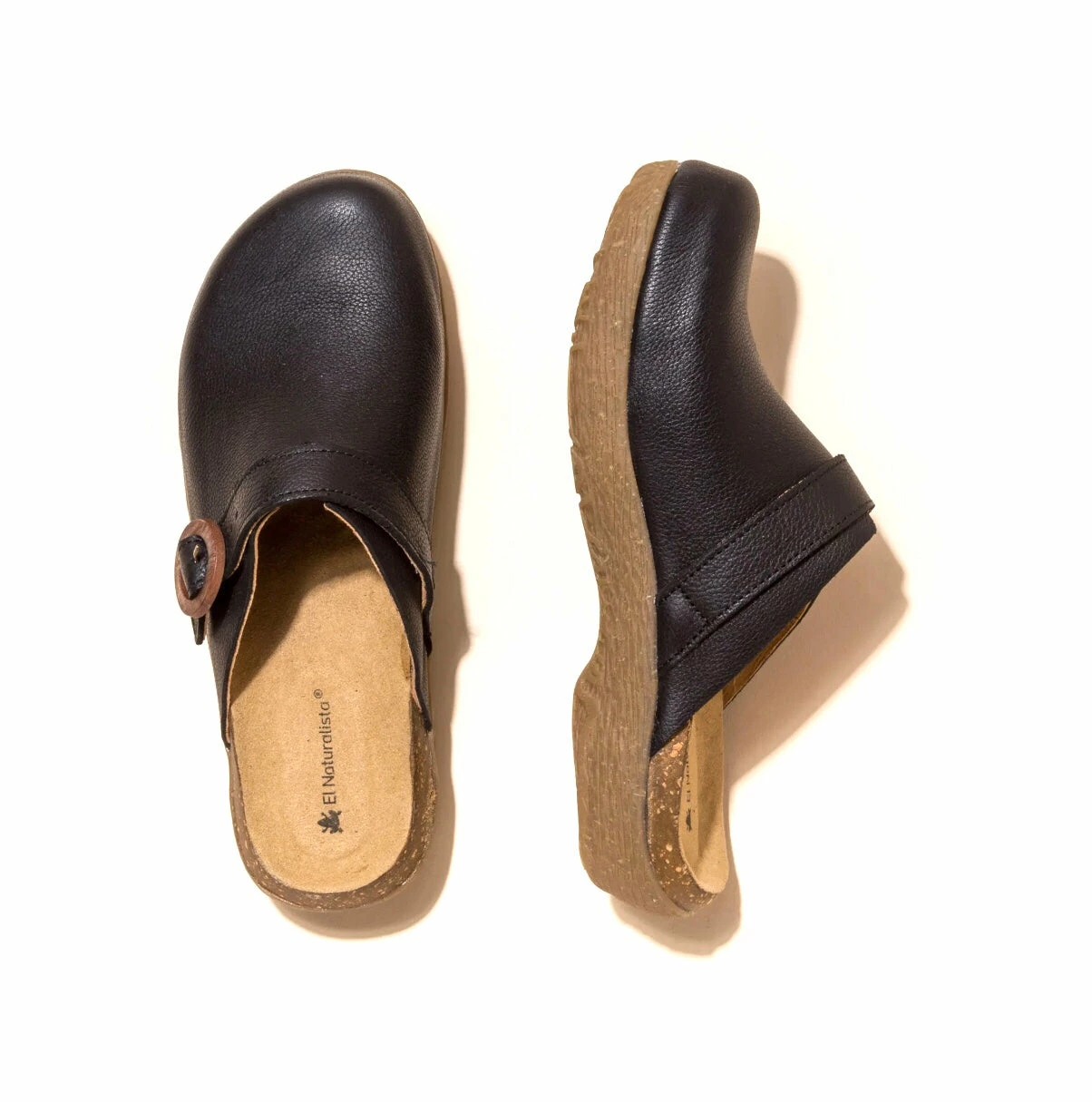 El Naturalista Ladies Shoes El Naturalista 5701 Black Wakatiwai Buckle Clog Made In Spain 4 El Naturalista Ladies Shoes El Naturalista 5701 Black Wakatiwai Buckle Clog Made In Spain - Image 4