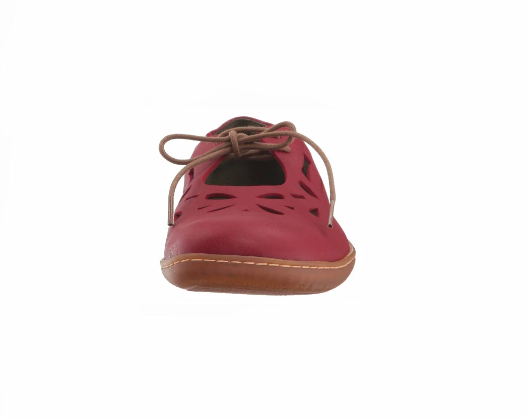 El Naturalista Ladies Shoes El Naturalista 5271 Tibet Red Perforated Leather 2 Eyelet Shoe Made In Spain 5 El Naturalista Ladies Shoes El Naturalista 5271 Tibet Red Perforated Leather 2 Eyelet Shoe Made In Spain - Image 5