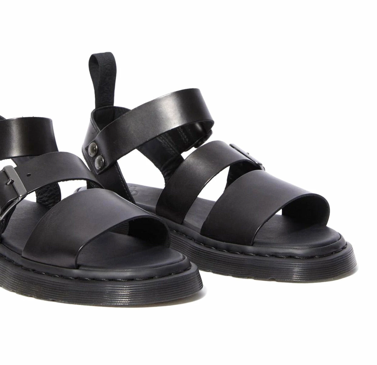 Dr. Martens Shoes Dr. Martens Gryphon Black Brando Leather Gladiator Sandal 2 Dr. Martens Shoes Dr. Martens Gryphon Black Brando Leather Gladiator Sandal - Image 2