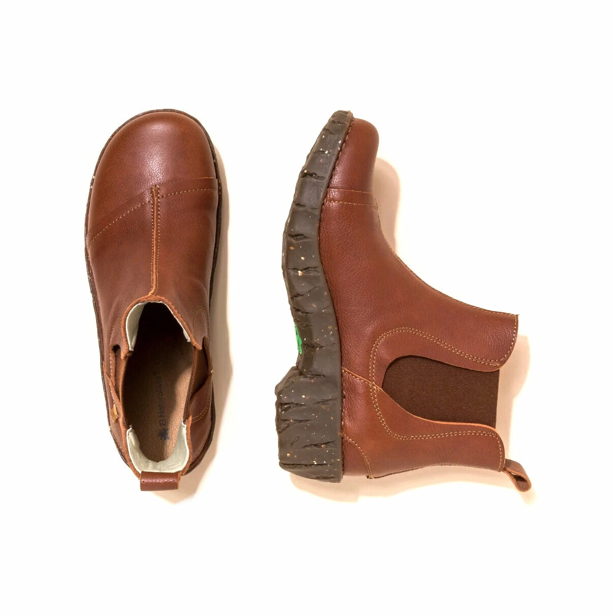 El Naturalista Ladies Boots El Naturalista N158 Wood Light Tan Pull On Ankle Boot Made In Spain 5 El Naturalista Ladies Boots El Naturalista N158 Wood Light Tan Pull On Ankle Boot Made In Spain - Image 5