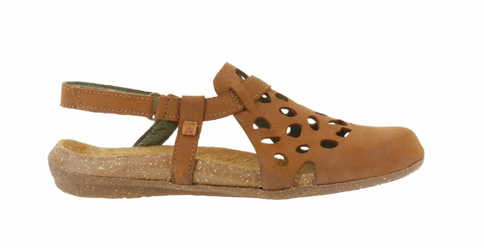 El Naturalista Ladies Shoes El Naturalista 5063 Wood Flats Sandals Made In Spain 2 El Naturalista Ladies Shoes El Naturalista 5063 Wood Flats Sandals Made In Spain - Image 2