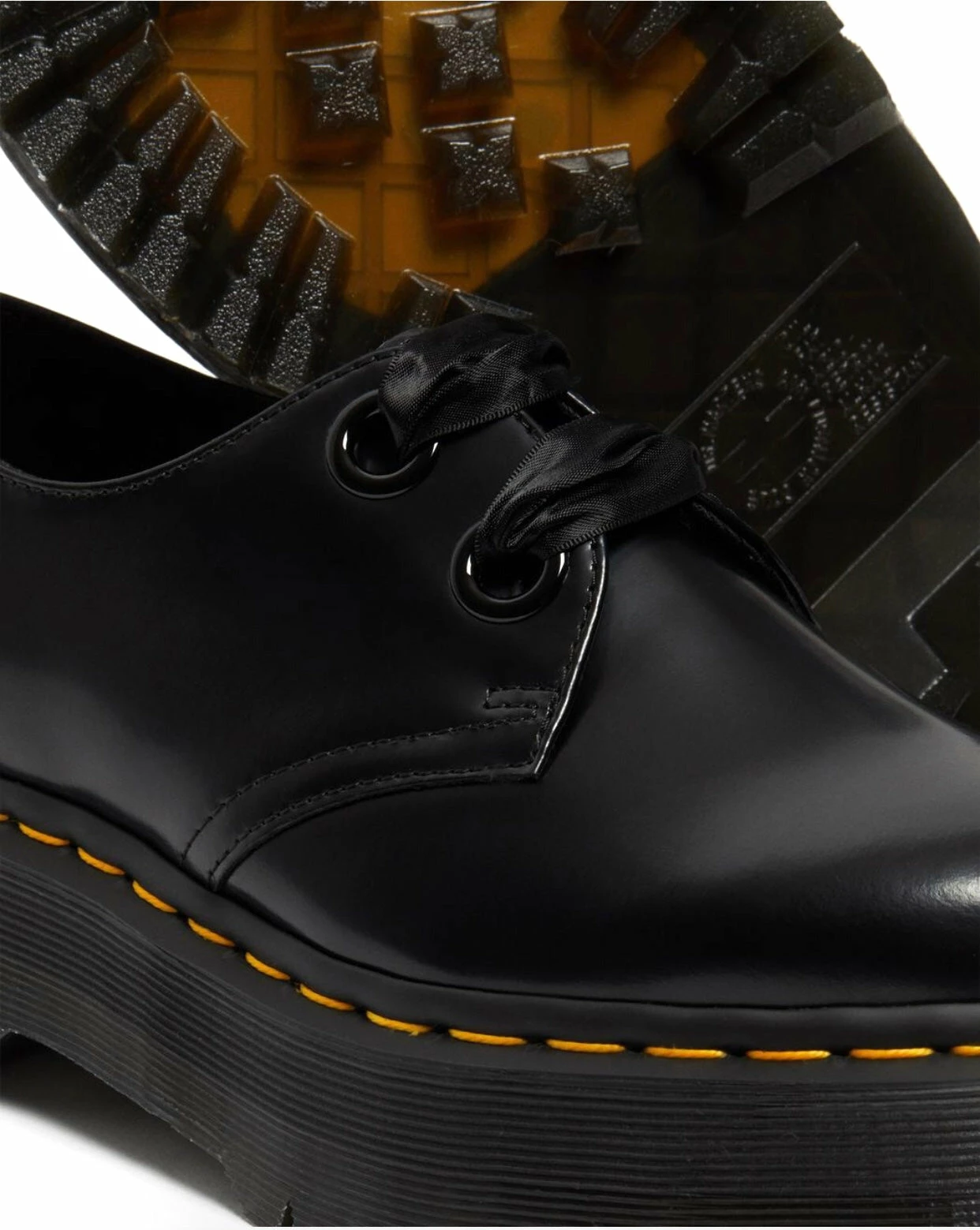 Dr. Martens Shoes Dr. Martens Holly Black Buttero Platform 2 Eyelet Shoe 2 Dr. Martens Shoes Dr. Martens Holly Black Buttero Platform 2 Eyelet Shoe - Image 2