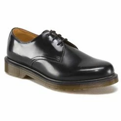 Dr. Martens Shoes Dr. Martens 1462 Black Smooth Plain Welt 3 Eyelet Shoe