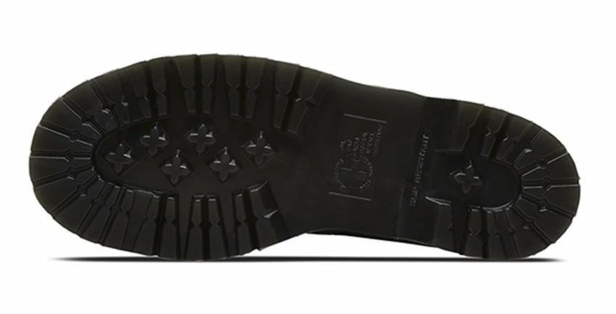 Dr. Martens Boots Dr. Martens Black Icon Steel Toe Fine Haircell Ankle 7 Eyelet Boot 7 Dr. Martens Boots Dr. Martens Black Icon Steel Toe Fine Haircell Ankle 7 Eyelet Boot - Image 7