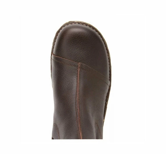 El Naturalista Ladies Boots El Naturalista N158 Brown Pull On Ankle Boot Made In Spain 2 El Naturalista Ladies Boots El Naturalista N158 Brown Pull On Ankle Boot Made In Spain - Image 2