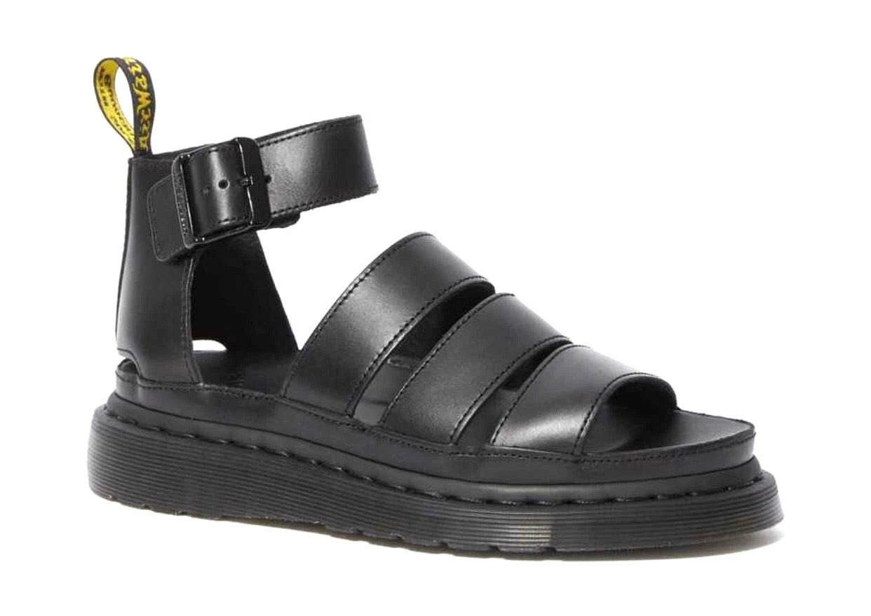 Dr. Martens Shoes Dr. Martens Clarissa II Brando Black Sandal Buckle 3 Ankle Strap 1 Dr. Martens Shoes Dr. Martens Clarissa II Brando Black Sandal Buckle 3 Ankle Strap