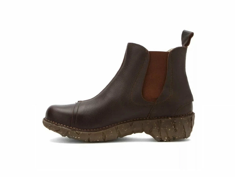 El Naturalista Ladies Boots El Naturalista N158 Brown Pull On Ankle Boot Made In Spain 4 El Naturalista Ladies Boots El Naturalista N158 Brown Pull On Ankle Boot Made In Spain - Image 4