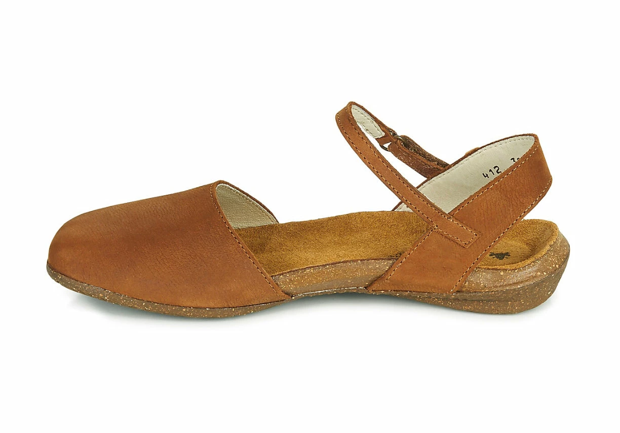 El Naturalista Ladies Shoes El Naturalista N412 Pleasant Wood Light Tan Wakataua Flats Made In Spain 5 El Naturalista Ladies Shoes El Naturalista N412 Pleasant Wood Light Tan Wakataua Flats Made In Spain - Image 5