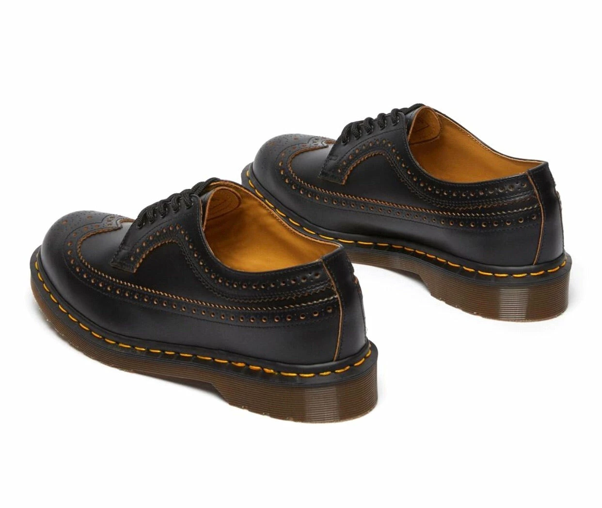 Dr. Martens Shoes Dr. Martens 3989 Black Vintage Brogue Made In England 4 Dr. Martens Shoes Dr. Martens 3989 Black Vintage Brogue Made In England - Image 4
