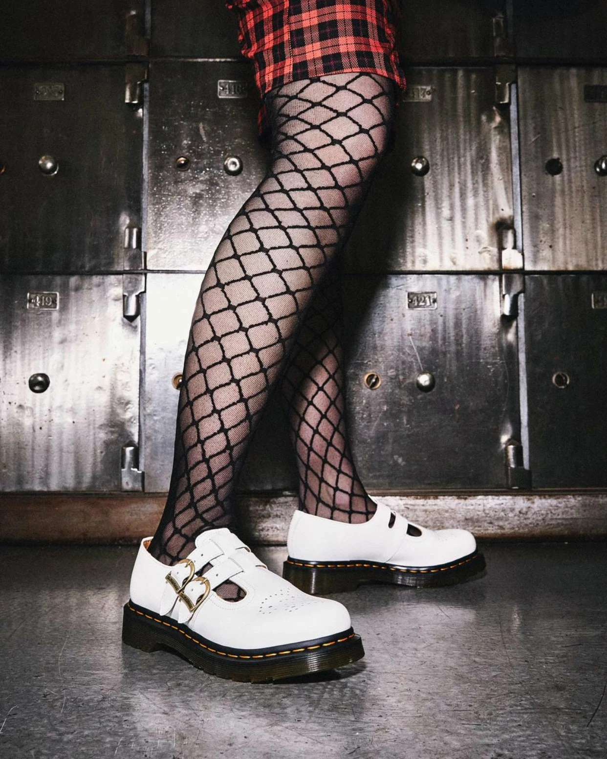 Dr. Martens Shoes Dr. Martens 8065 White Smooth Mary Jane 4 Dr. Martens Shoes Dr. Martens 8065 White Smooth Mary Jane - Image 4