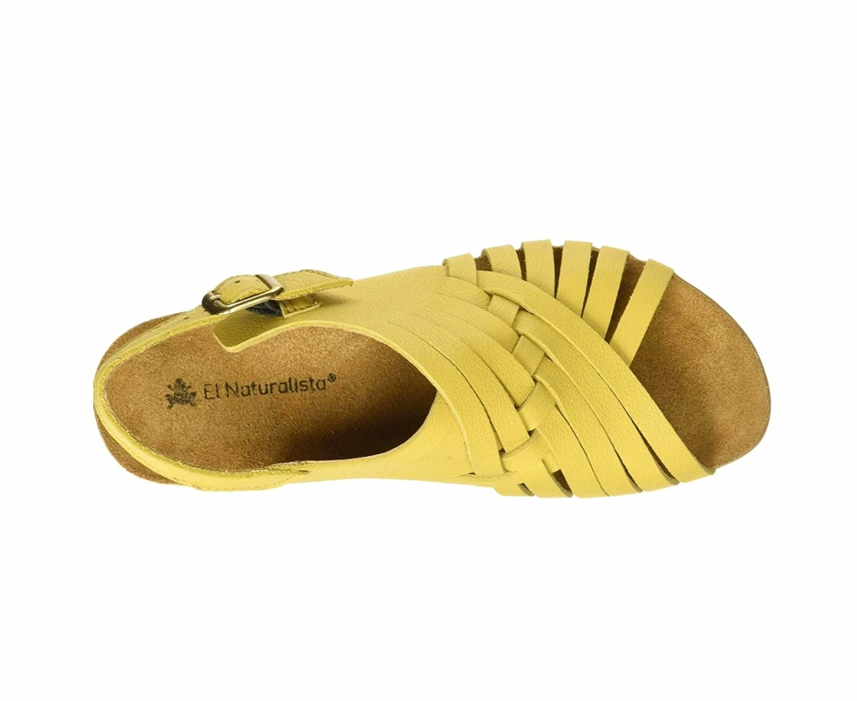 El Naturalista Ladies Shoes El Naturalista 5246 Zumaia Natural Grain Corn Yellow Sandals Made In Spain 3 El Naturalista Ladies Shoes El Naturalista 5246 Zumaia Natural Grain Corn Yellow Sandals Made In Spain - Image 3