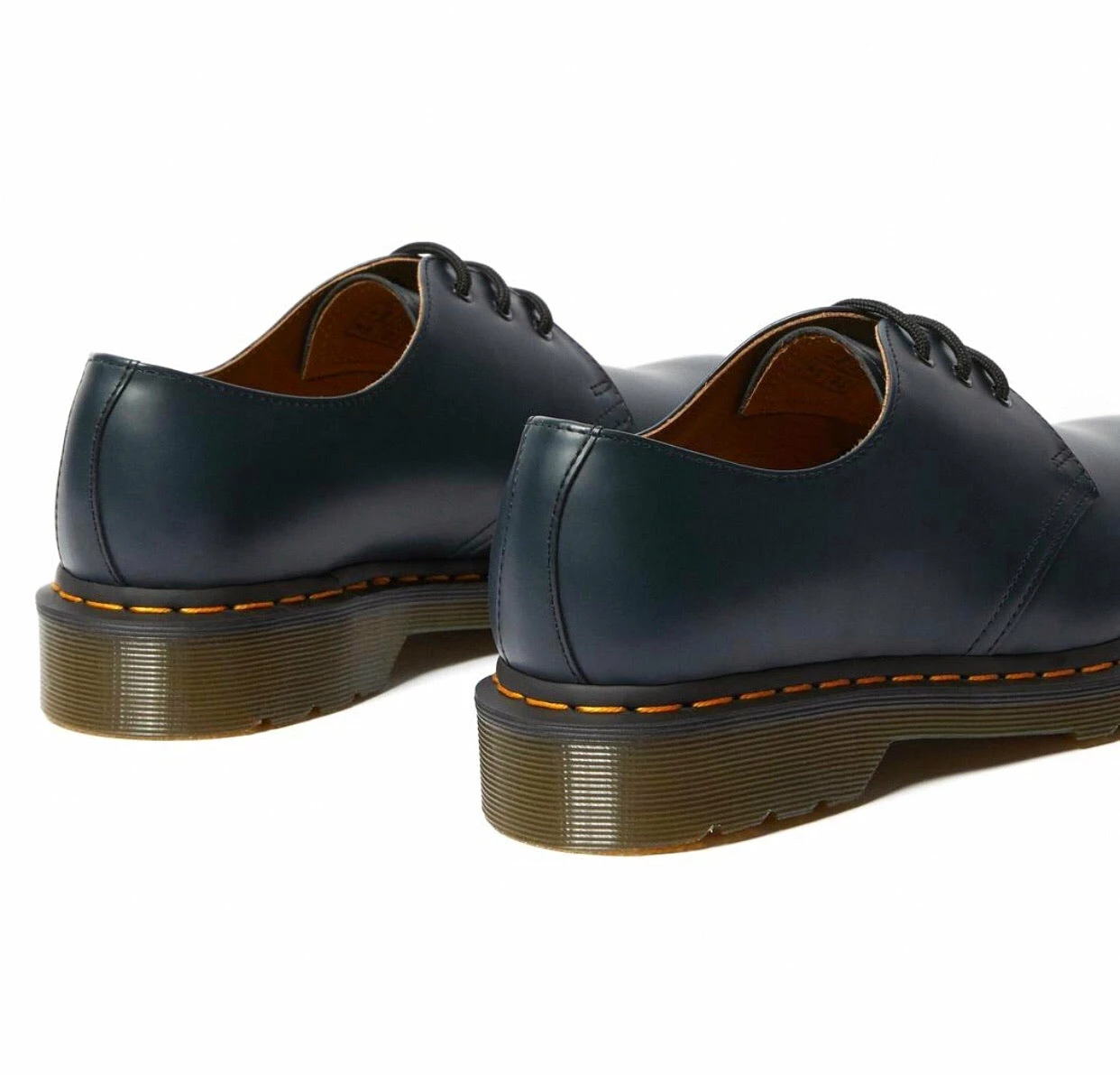 Dr. Martens Shoes Dr. Martens 1461 Navy Blue Smooth 3 Eyelet Shoe 4 Dr. Martens Shoes Dr. Martens 1461 Navy Blue Smooth 3 Eyelet Shoe - Image 4