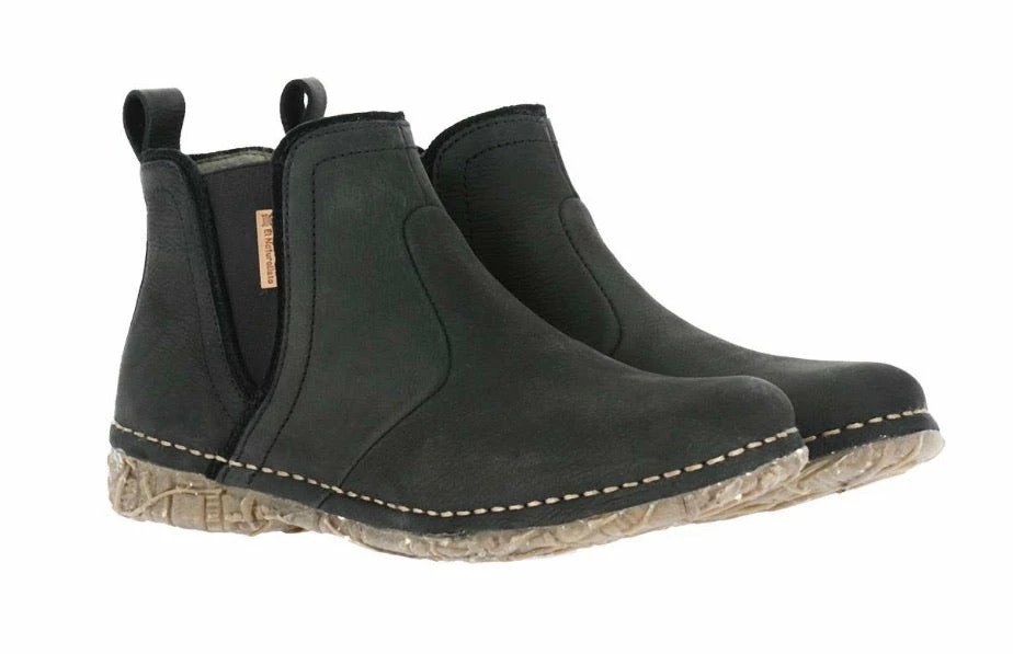 El Naturalista Ladies Boots El Naturalista N959 Black Ankle Chelsea Boot Made In Spain 2 El Naturalista Ladies Boots El Naturalista N959 Black Ankle Chelsea Boot Made In Spain - Image 2
