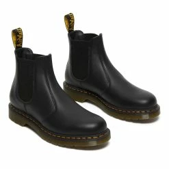 Dr. Martens Boots Dr. Martens 2976 Black Nappa Yellow Stitch Chelsea Elastic Sided Boot -El Naturalista store image 4e8c37f1 fe50 46fb a7d8 4cca37396fae 2048x