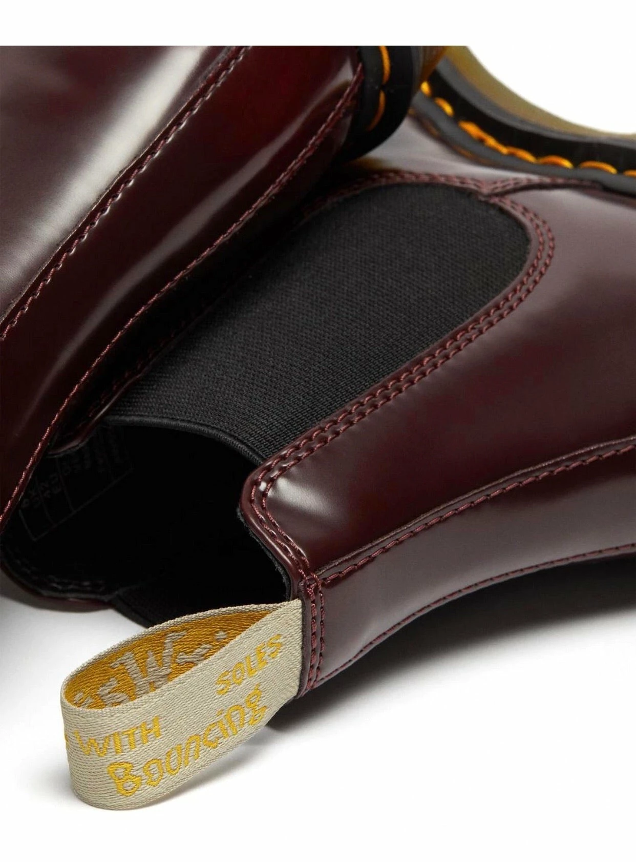 Dr. Martens Boots Dr. Martens 2976 Cherry Red Vegan Chelsea Boot 7 Dr. Martens Boots Dr. Martens 2976 Cherry Red Vegan Chelsea Boot - Image 7