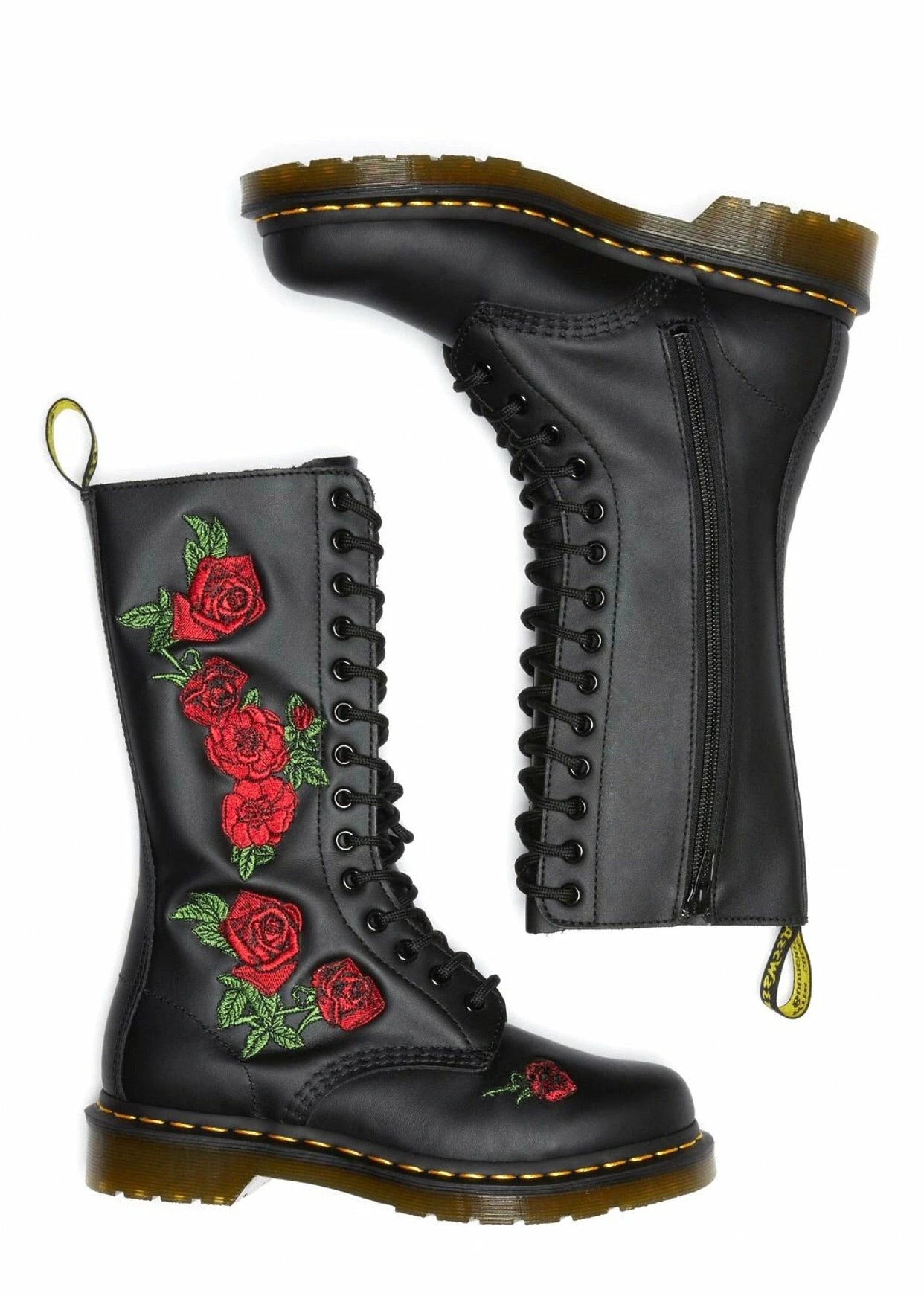 Dr. Martens Boots Dr. Martens 1914 Vonda Black Softy T 14 Eyelet Boot 7 Dr. Martens Boots Dr. Martens 1914 Vonda Black Softy T 14 Eyelet Boot - Image 7