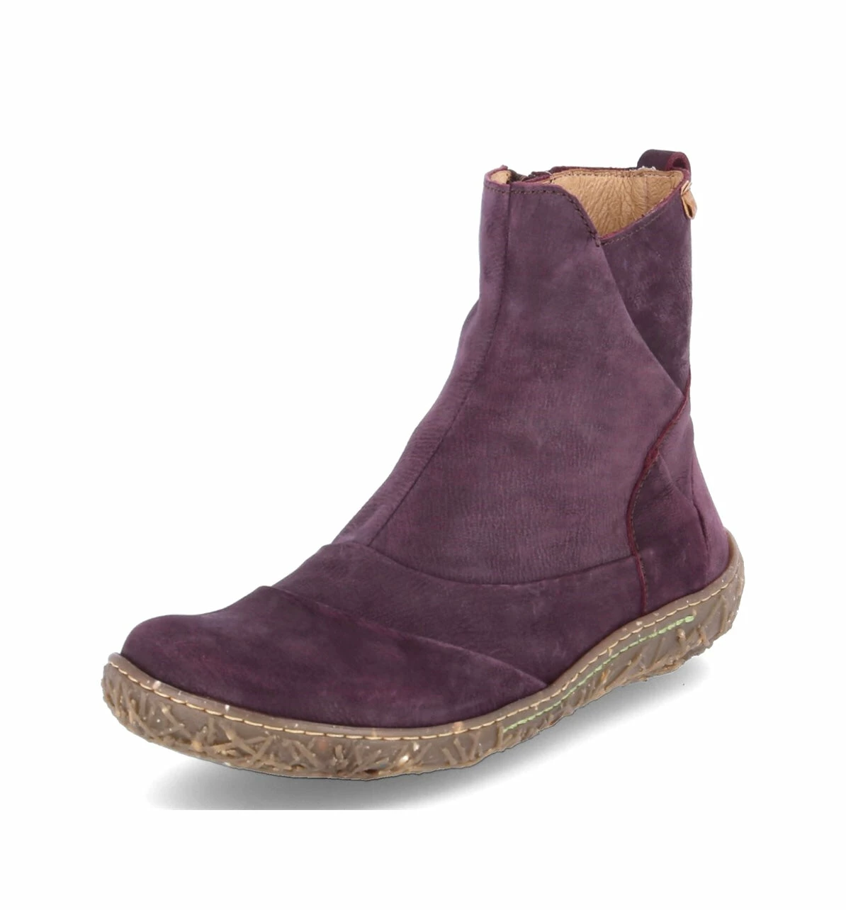 El Naturalista Ladies Boots El Naturalista 5450 Mora Purple Nido Zip Ankle Boot Made In Spain 1 El Naturalista Ladies Boots El Naturalista 5450 Mora Purple Nido Zip Ankle Boot Made In Spain