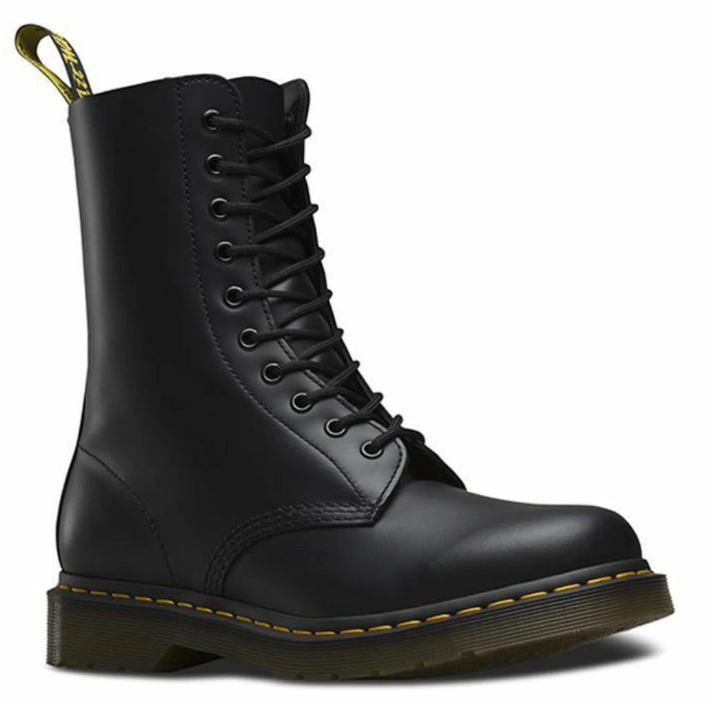 Dr. Martens Boots Dr. Martens 1490 Black Smooth 10 Eyelet Boot 1 Dr. Martens Boots Dr. Martens 1490 Black Smooth 10 Eyelet Boot