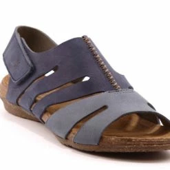 El Naturalista Ladies Shoes El Naturalista 5065 Ocean Vaquero Wakataua Sandal Made In Spain