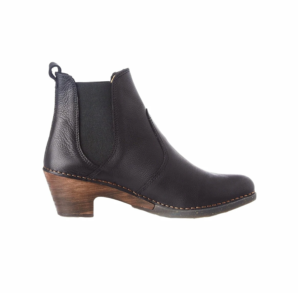 El Naturalista Ladies Boots El Naturalista 5492 Sylvan Black Pull On Ankle Boot Made In Spain 2 El Naturalista Ladies Boots El Naturalista 5492 Sylvan Black Pull On Ankle Boot Made In Spain - Image 2